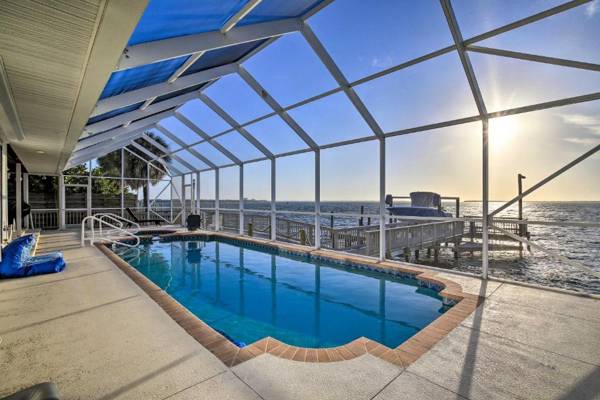 Stunning Bayfront Retreat with Pool Spa and Dock!