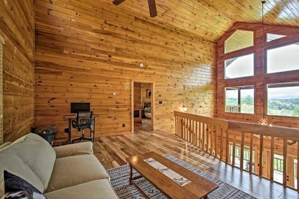 Workspace - Mtn Retreat with Private Hot Tub and Home Theater