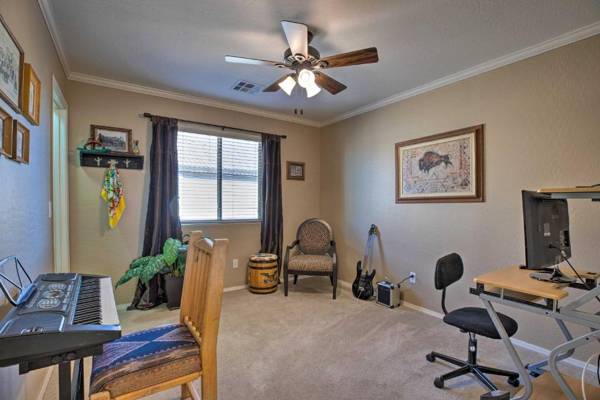 Workspace - San Tan Valley Home with Patio on Golf Course!
