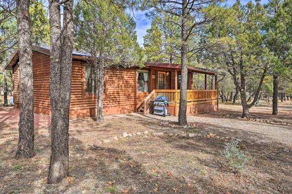 Happy Jack Cabin with Deck Grill Wooded Views