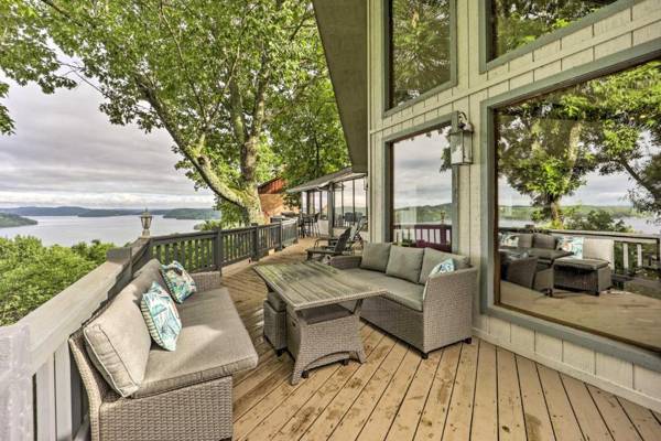 Spacious Beaver Lake Home with Stunning Views!