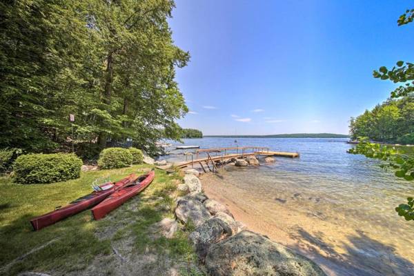 Sebago Lake Gem on Private Cove with Boat Dock!